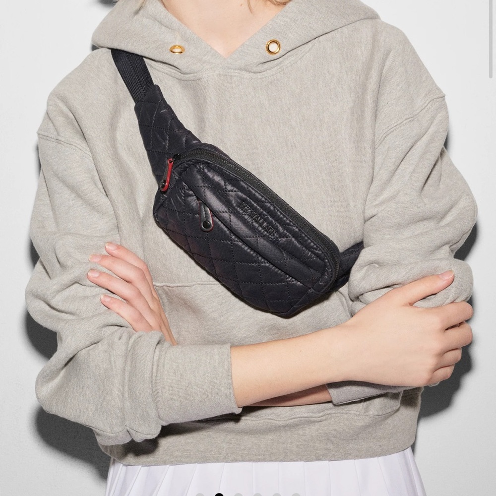 MZ Wallace Black Metro Belt Bag